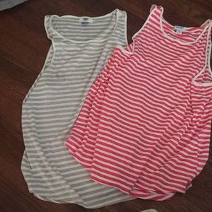 Two Old Navy Tank Tops Size M